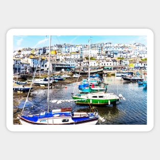 Brixham Harbour, Devon Sticker